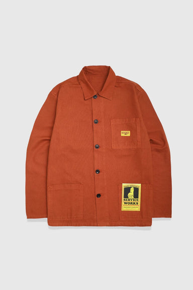 Canvas Coverall Jacket - Terracotta