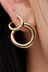 Wave Earrings Medium - Gold Plated