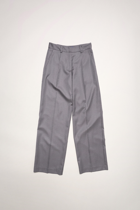 All-Day Trouser - Grey Pinstripe
