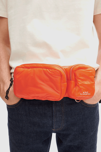 Puffy Bum Bag - Orange