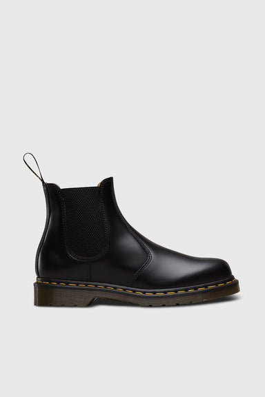 Vegan 2976 Smooth Chelsea Boots - Black
