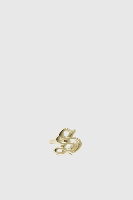 Capital Letter Stud - Gold Plated