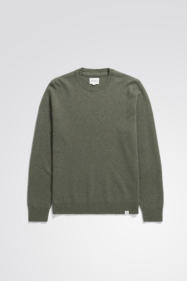 Sigfred Lambswool Sweater - Army Green