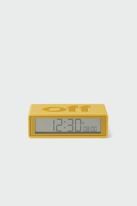 Flip+ Clock Reversible Alarm Clock - Yellow