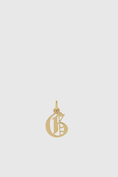 Petite Capital Letter Charm - Gold Plated