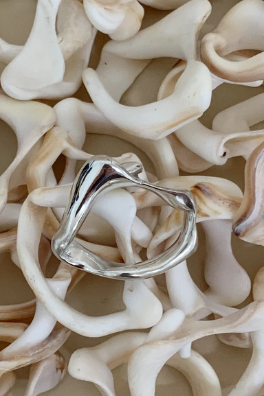 Shell Ring - Sterling Silver