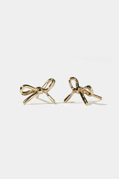 Bow Studs Small - Gold Plated