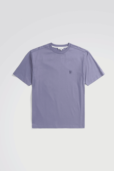 Johannes Organic N Logo T-Shirt - Dusk Purple