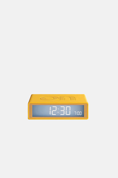 Flip+ Travel Reversible Alarm Clock - Yellow
