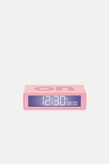 Flip+ Clock Reversible Alarm Clock - Pink