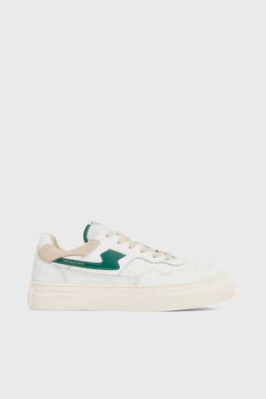 Pearl S-Strike Leather - White / Green