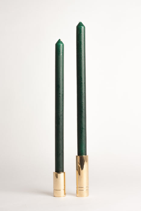 330mm Household Taper Candle - Hunter Green