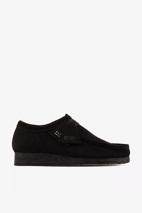 Womens Wallabee - Black Suede