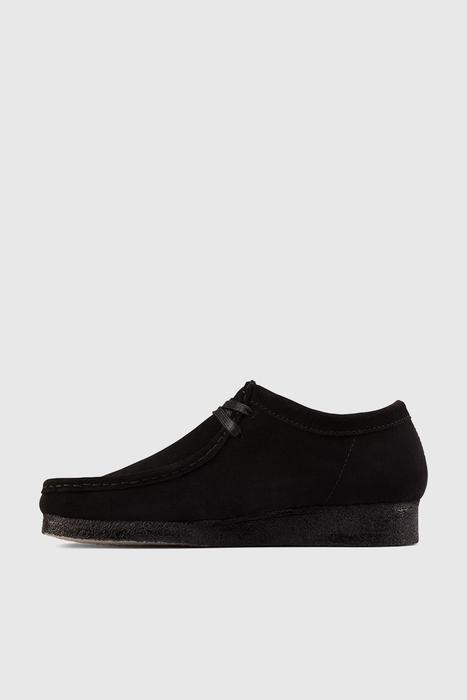 Womens Wallabee - Black Suede