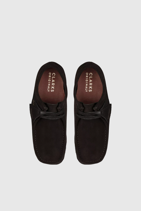 Womens Wallabee - Black Suede