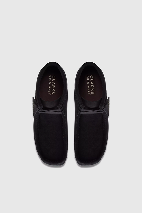 Mens Wallabee Boot - Black Suede