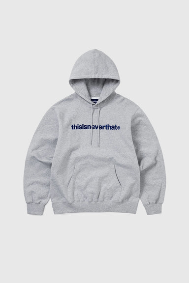 T-Logo Hoodie - Heather Grey