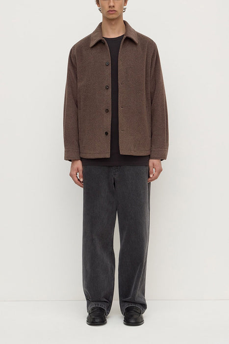 Noah Wool Jacket - Cocoa Marle