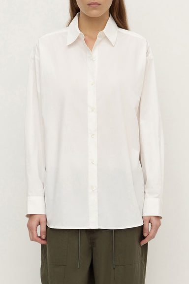 Micha Poplin L/S Shirt - White