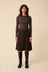 Ramona Skirt - Chocolate Stripe