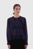 Here Comes Life Blouse - Navy