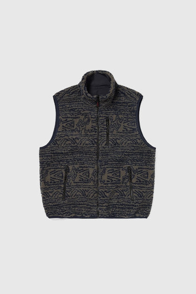 TNT Gramicci Reversable Fleece Vest - Dark Navy