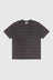 TNT Gramicci Faded Striped Tee - Charcoal