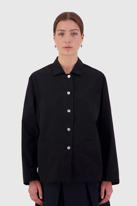 Walk On Water Shirt Jacket - Black