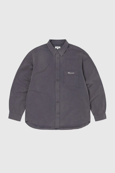Washed Twill Shirt - Navy