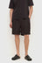 Finley Linen Short - Washed Black