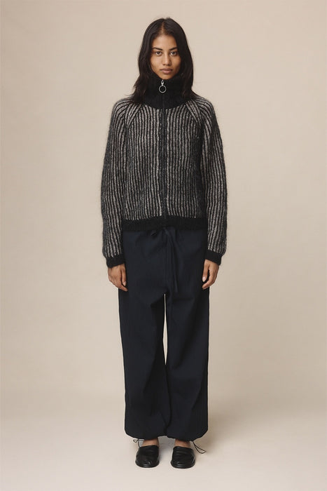 Oscar Cardigan - Black / Latte
