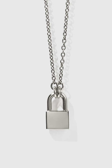 Locked Necklace Medium - Sterling Silver