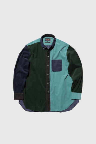 B.D. Corduroy Panel Shirt - Green