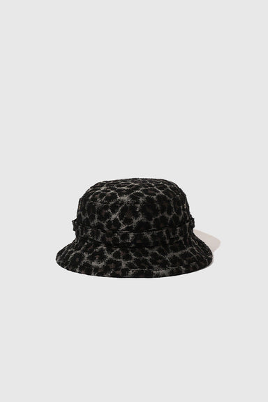 Jungle Hat Leopard Jacquard - Black