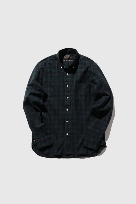 B.D. Indigo Yarn Tartan - Indigo Black Watch