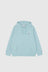 One Point Hooded Sweatshirt - Stone Blue