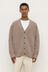 Jed Wool Blend Cardigan - Sable Marle
