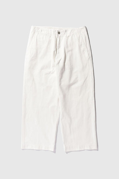 Mil Trousers Herringbone - White
