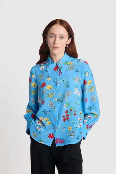 Instrumental Shirt - Blue Floral