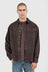 Campus Chunky Cord LS Shirt - Dark Brown