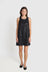 Capulet Dress - Black Chevron