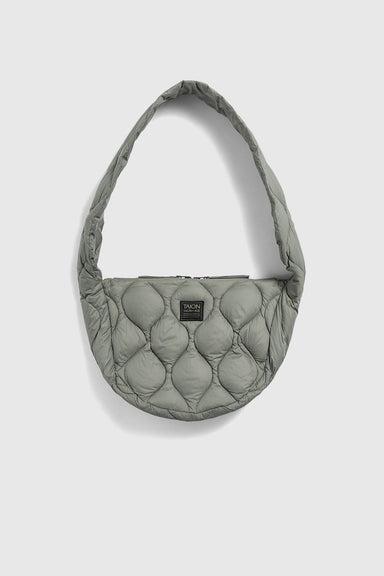 Military Banana Shoulder Down Bag Medium - Dark Sage Green