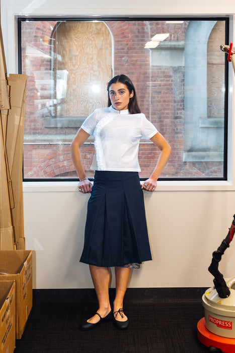 Everything Works Out Pleat Skirt - Checks