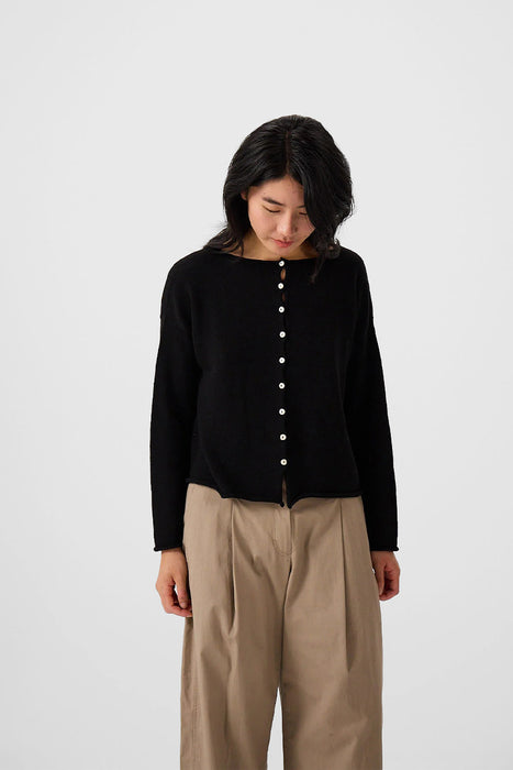 Doll's Reversible Cardigan - Black