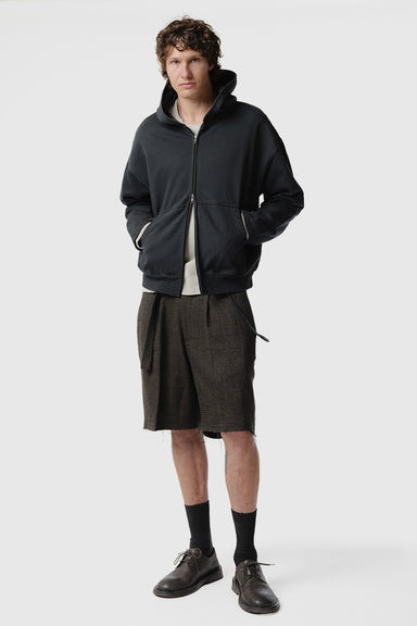 Tour Zip Hood - Black