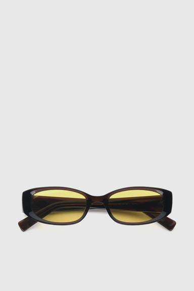 Mira - Espresso / Yellow