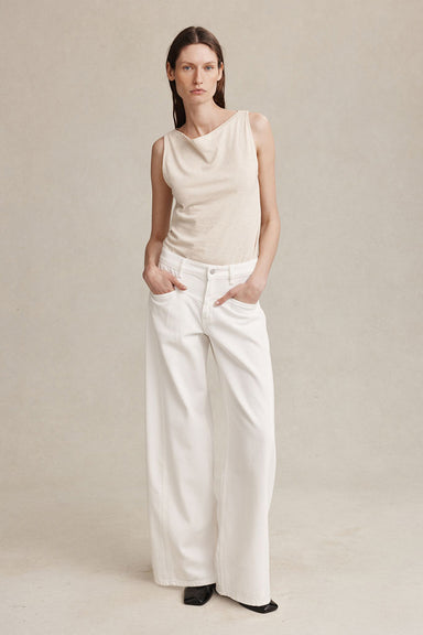 Cross Stitch Jean - Blanc