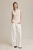 Cross Stitch Jean - Blanc