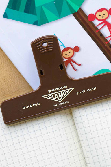 Plastic Clip - Brown