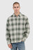 Campus Heavy Check LS Shirt - Olive